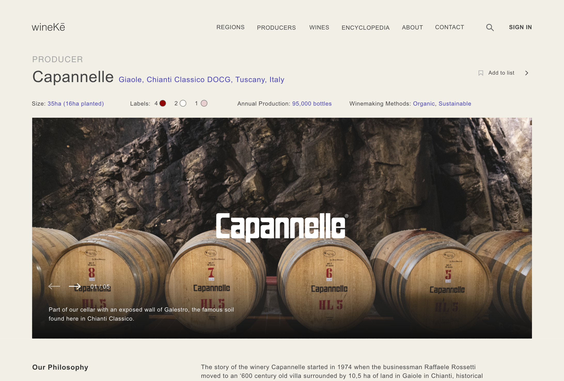 WineKē | Portfolios — Examples and Our Approach